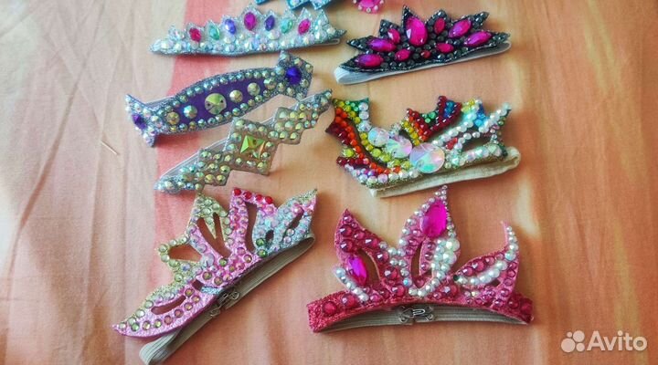 Украшение на пучок, корона на голову