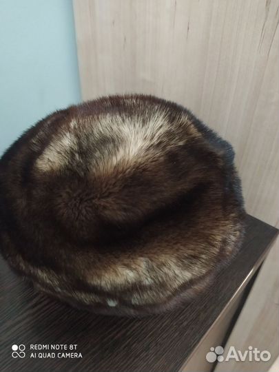 Шапка норковая женская, р. 58