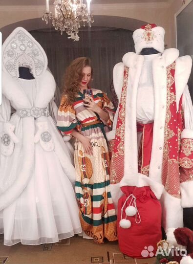 Костюм Деда Мороза и Снегурочки