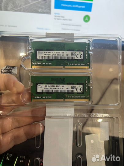 SO-dimm DDR4 8GB (4GBx2)