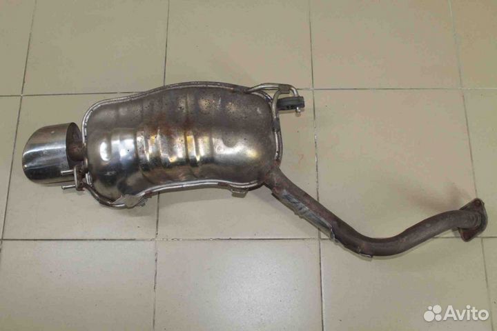 Глушитель основной левый Hyundai Santa Fe (CM)