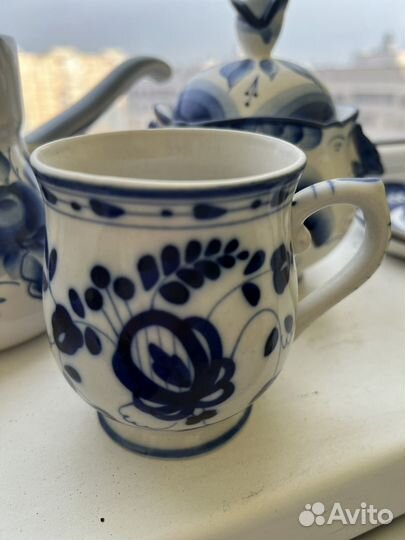 Фарфоровая посуда гжель