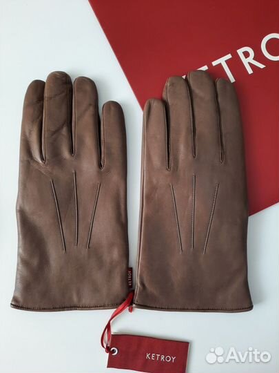 Мужские кожаные перчатки ketoy