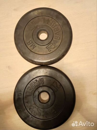 Диски (блины) barbell для олимпийского грифа d 50