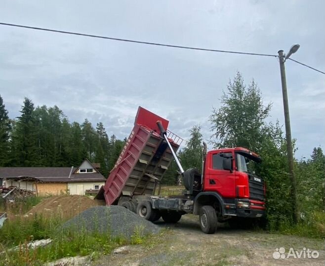 Доставка : песок, щебень, земля