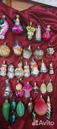 Елочные игрушки 60 годов СССР