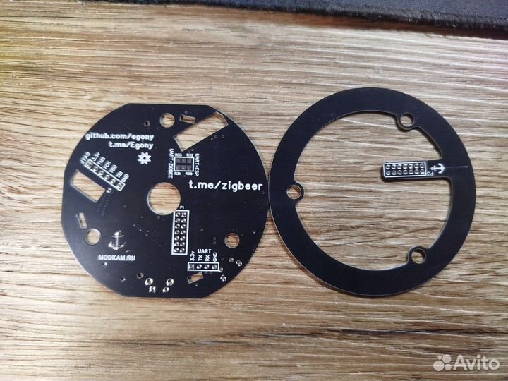 Печатная плата SLS шлюза от modkam + плата светоди