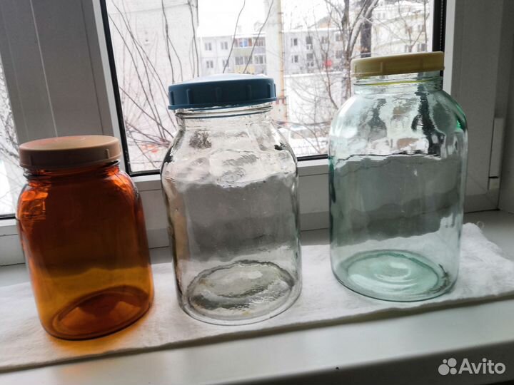 Банка стеклянная СССР раритет