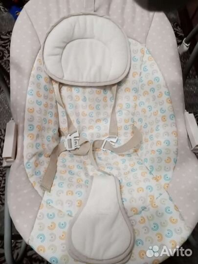 Детские электрокачели с шезлонгом