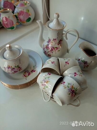 Кофейный сервиз ссср.Чайный сервиз