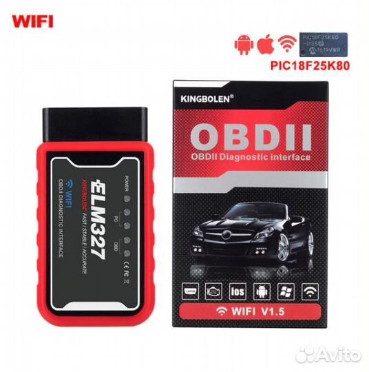 Elm327 OBD2 WiFi v1.5 pic18