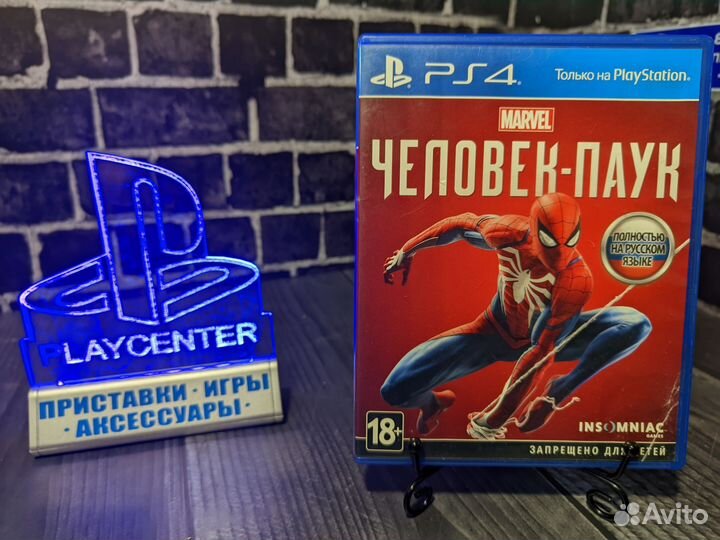 Человек паук PS4 диск