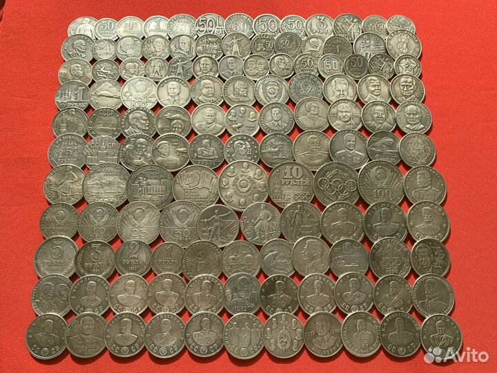 125 пробных рублей и полтин СССР Копии