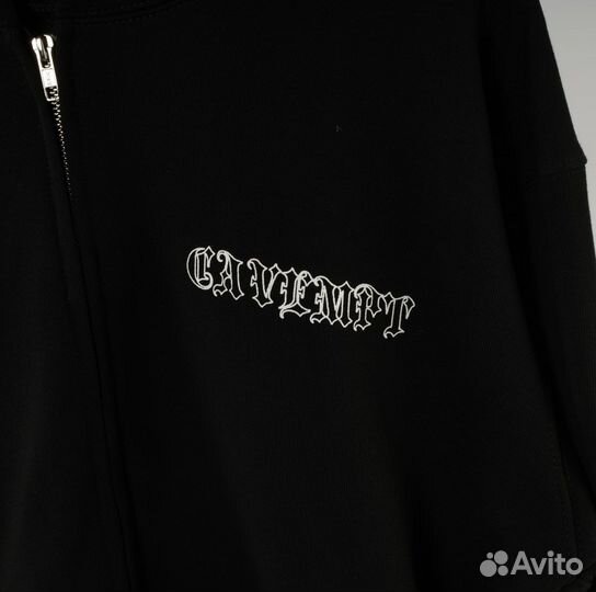 Зип худи cav empt черное