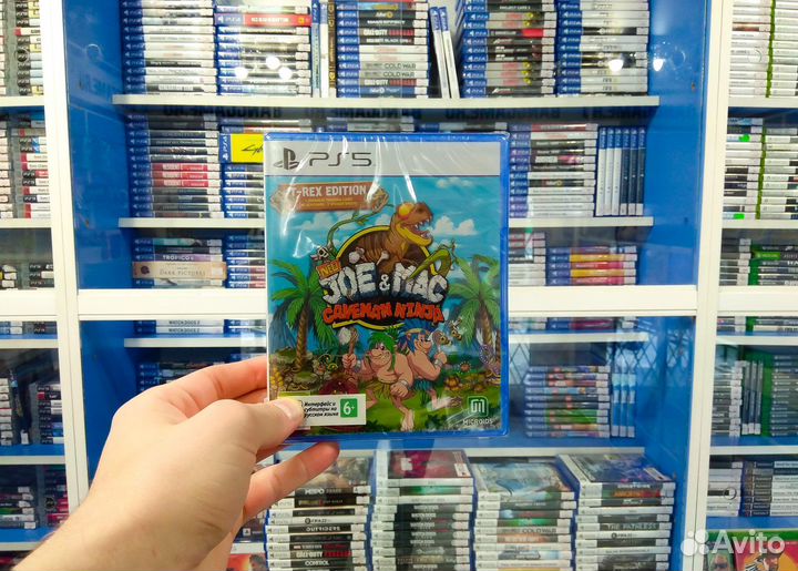 New joe & mac: caveman ninja ps5 (новый)