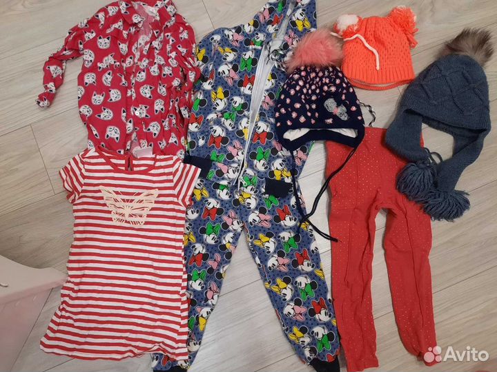 Вещи пакетом для девочки от 104 до 116 лет