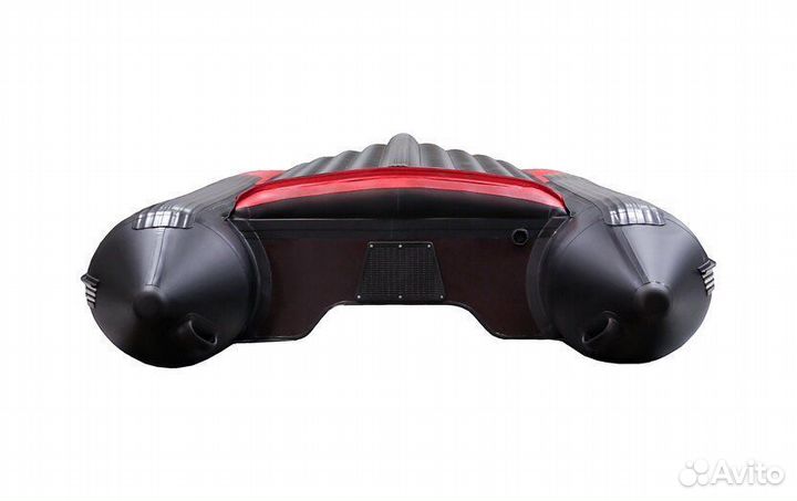 Лодка пвх Gladiator E300S красно/черный