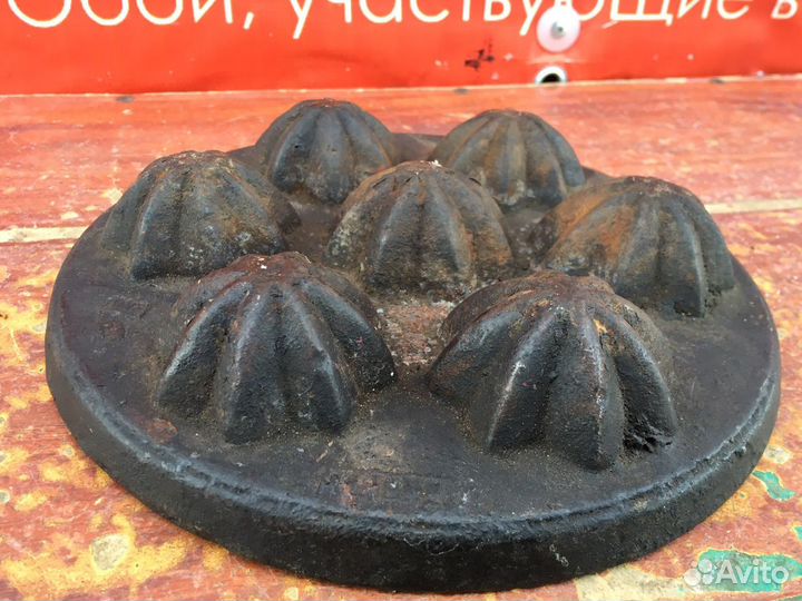 Форма для выпечки кексов чугун СССР