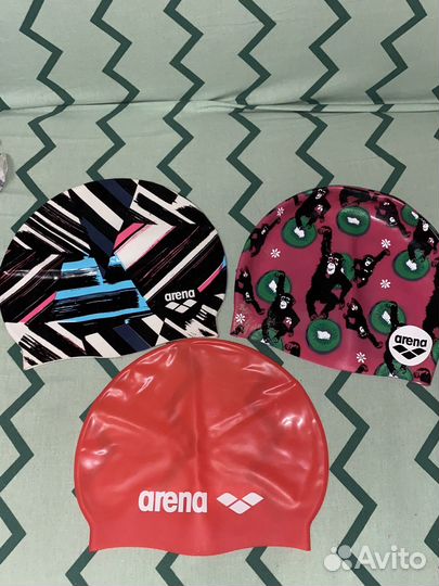 Шапочка для плавания arena