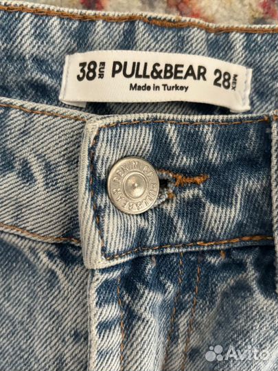 Шорты джинсовые pull bear