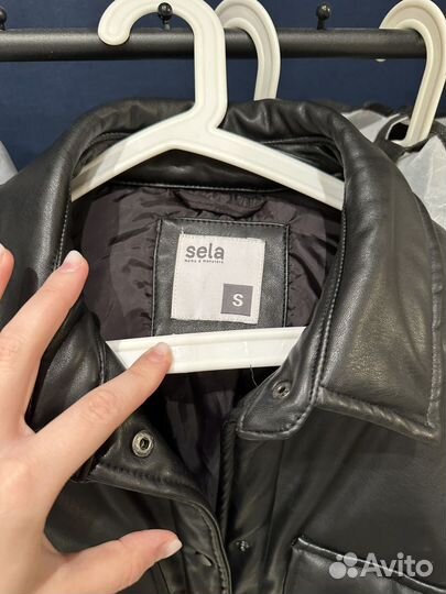 Кожаная куртка sela