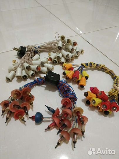 Ёлочные гирлянды новогодние, СССР