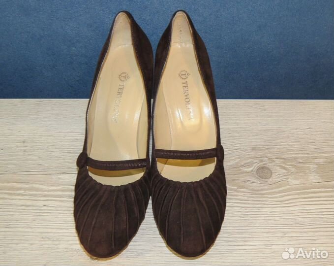Туфли женские из замши р 39