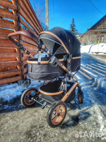 Детская коляска 2в 1 Luxmom