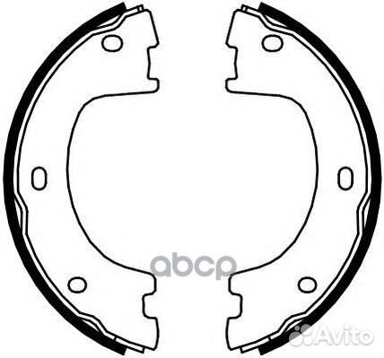 FSB4103 колодки барабанные ручника MB Sprinte