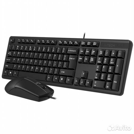 Клавиатура+мышь A4Tech KK-3330S Black #371704