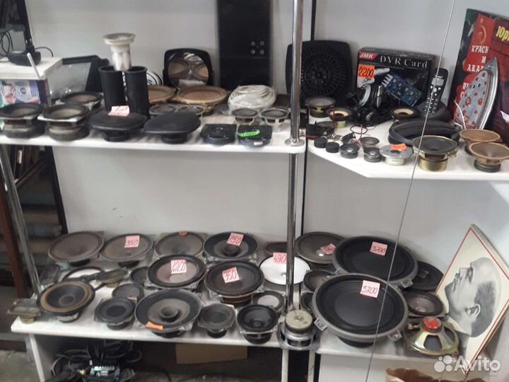 Большой выбор динамиков вч, нч,сч