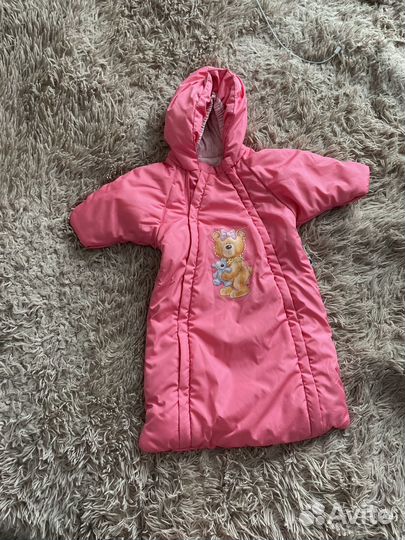 Комбинезон конверт демисезонный 62-68