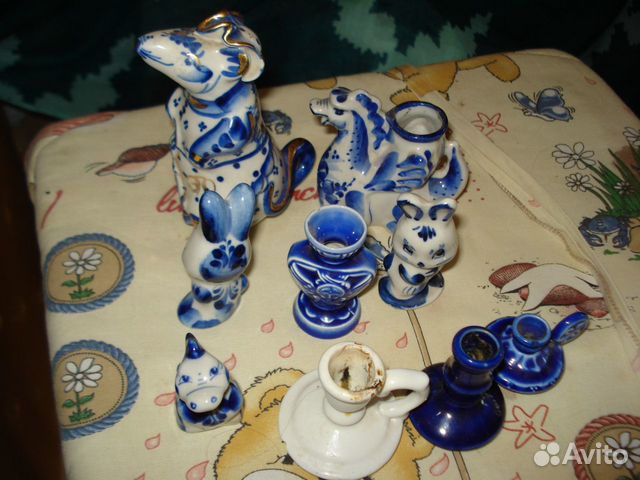 Гжель статуэтки СССР