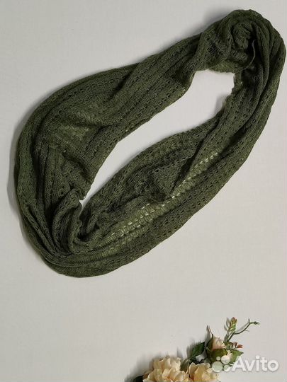Ажурный шарф хомут