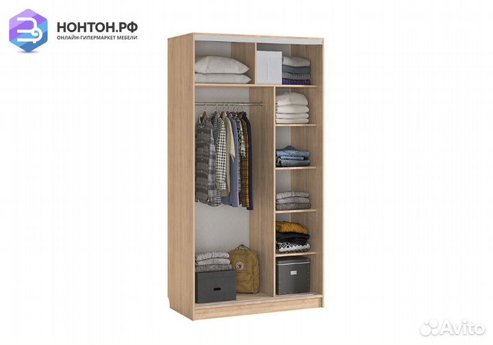 Шкаф-купе Рио 4-600 маки дуб сонома