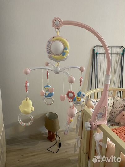 Мобиль на кроватку с подсветкой