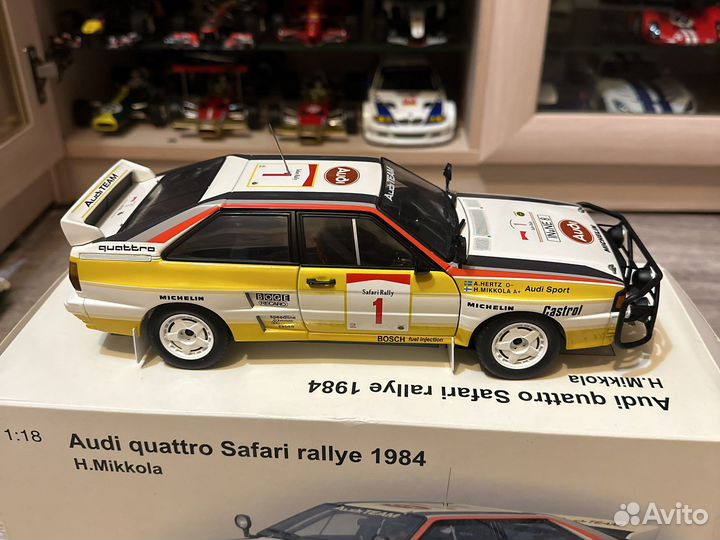 Audi Quattro Safari Rallye 1984 1/18 Autoart