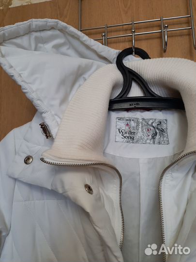 Пальто женское демисезонное 42 44 белое