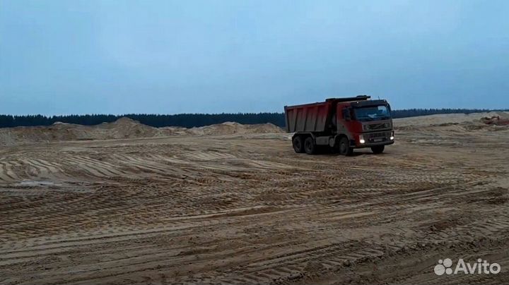Песок речной в наличии с доставкой