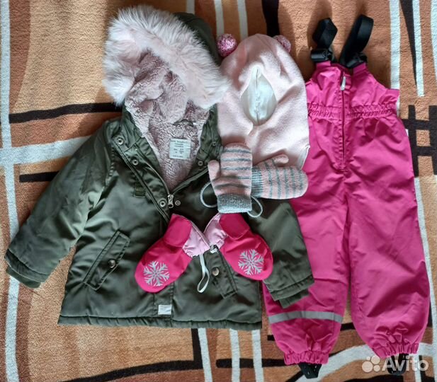 Детские вещи пакетом на девочку размер 92