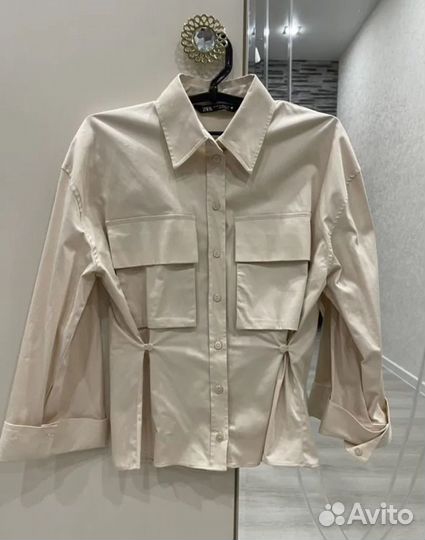 Рубашка женская zara xs