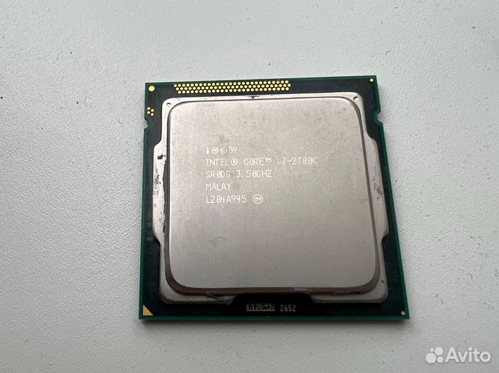 Процессор intel core i7 2700k