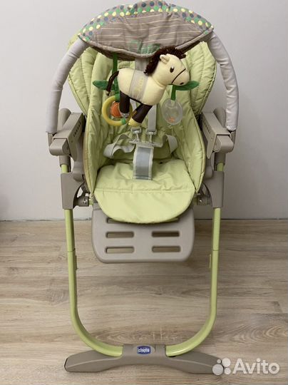 Стульчик для кормления chicco polly magic