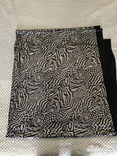 Ткань натуральный шелк с принтом 2м