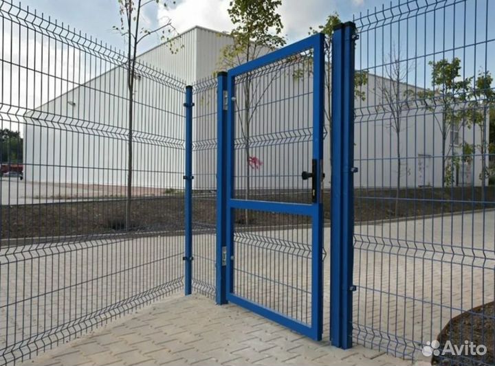 Забор из 3D сетки,ворота, калитки под ключ