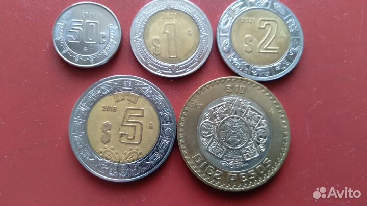 Монеты Мексики