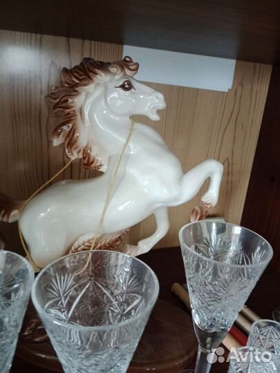 Ваза хрустальная