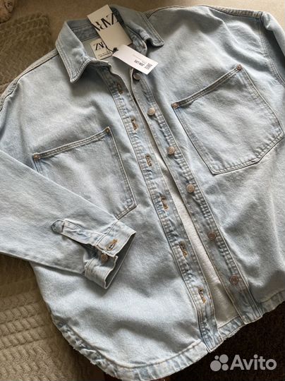 Джинсовая рубашка Zara