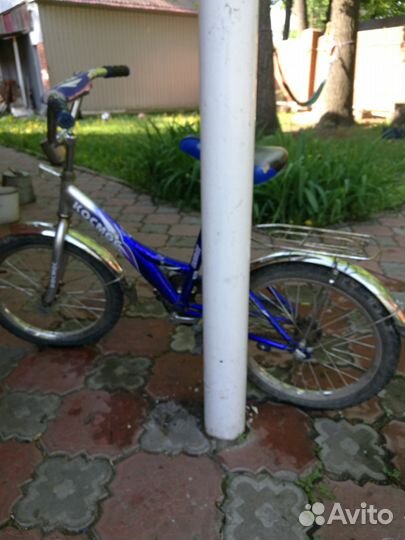 Велосипед, ребенку 4-8лет+доп.колеса