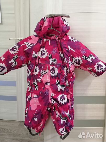 Зимний комбинезон для девочки Huppa р-р 74